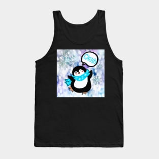 Funny Penguin Dancing Chill’N Gift Snowflake Cute Winter Gifts Tank Top